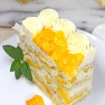 Coconut Mango Cream Cake