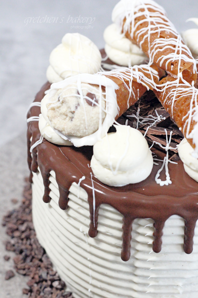 Vegan Cannoli Cake