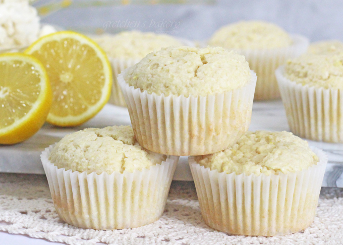 Lemon Ricotta Cupcakes with Lavender Frosting