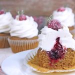 White Chocolate Cranberry Pumpkin Cupcakes