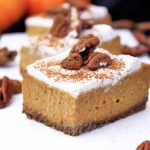 Pumpkin Cheesecake Bars