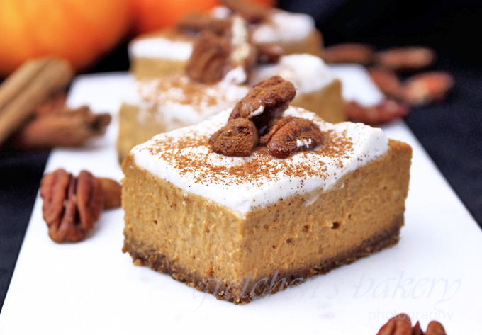 Pumpkin Cheesecake Bars