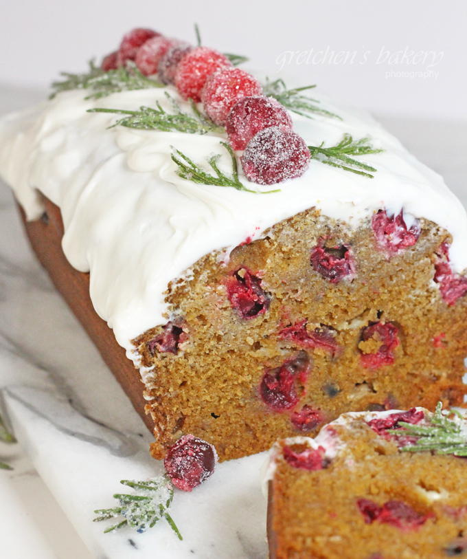 White Chocolate Cranberry Pumpkin Bread