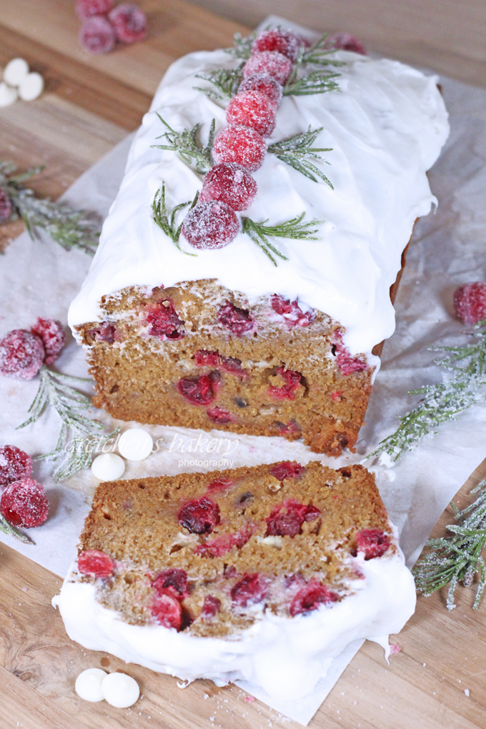 White Chocolate Cranberry Pumpkin Bread