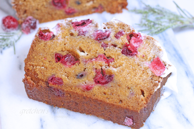 White Chocolate Cranberry Pumpkin Bread