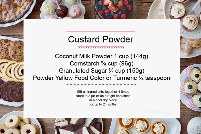 Homemade Custard Powder Recipe