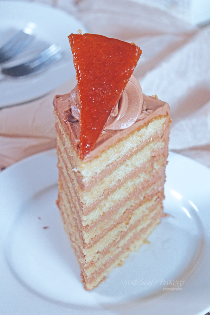 Dobos Torte~ The Original 7 Layer Cake