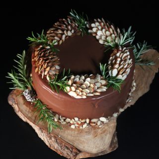 Double Chocolate Holiday Cake