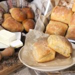 Parker House Dinner Rolls ~ Rye Cheese