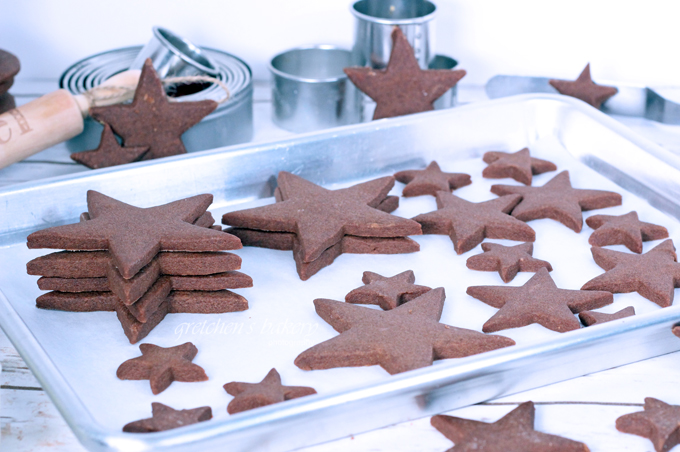 chocolate shortbread cookies