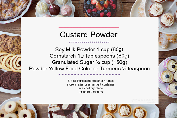 Homemade Custard Powder Recipe