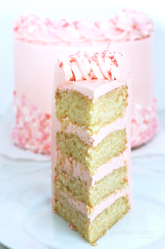 Raspberry Fluff Cake