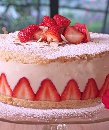 Vegan Fraisier Cake