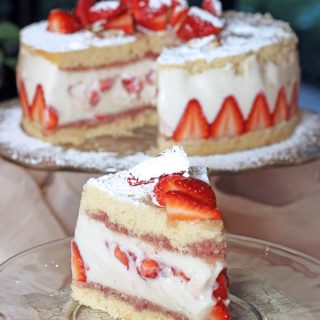Vegan Fraisier Cake