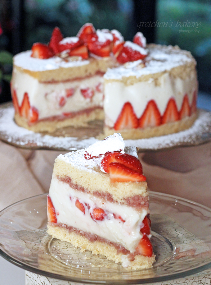 Vegan Fraisier Cake