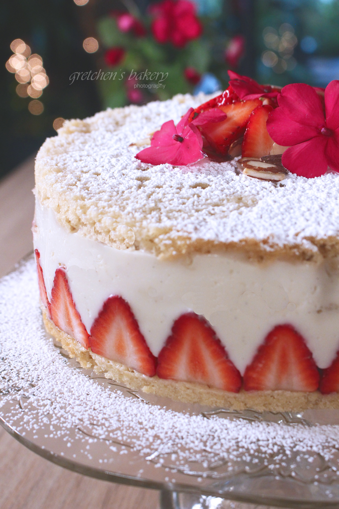 Vegan Fraisier Cake