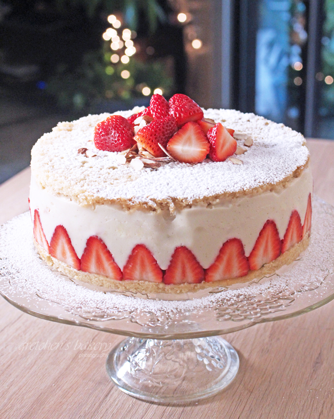 Vegan Fraisier Cake