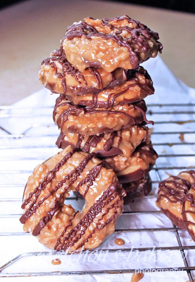 vegan samoa cookies