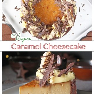 Vegan Caramel Cheesecake