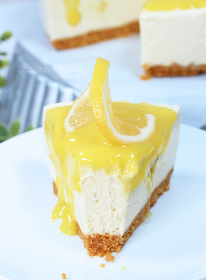 No Bake Lemon Cheesecake