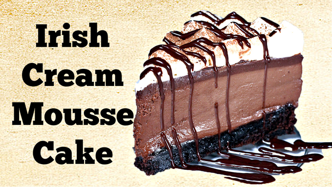 Irish Cream Mousse Cake