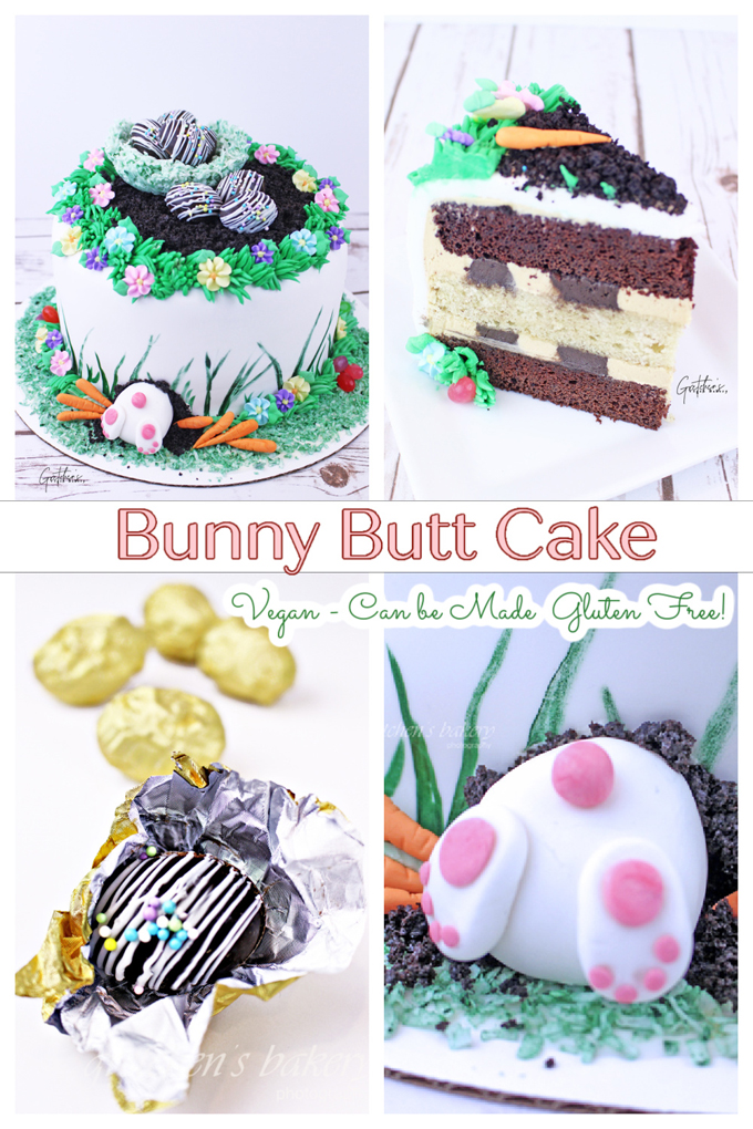 Bunny Butt Cake