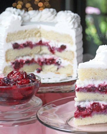 Vegan Chantilly Cake