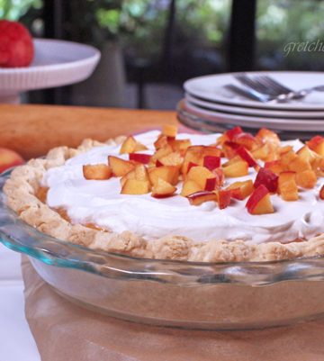 Peach Cream Pie