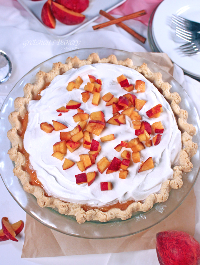 Peach Cream Pie