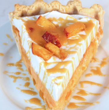 Peach Cream Pie