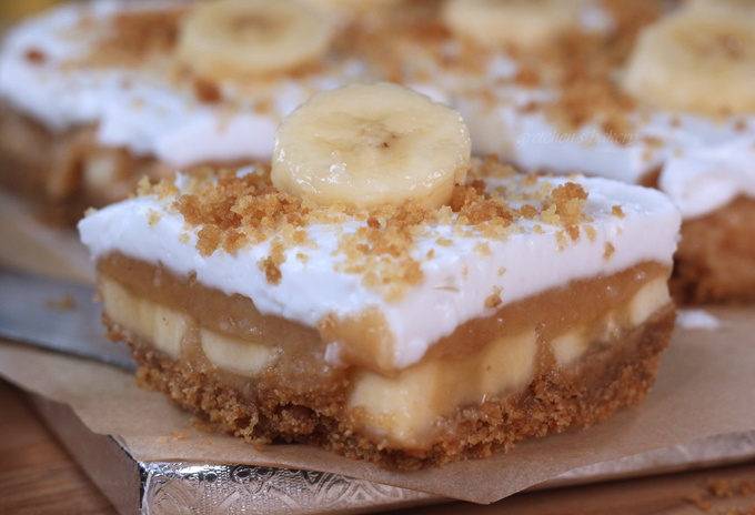 Vegan Banoffee Bars