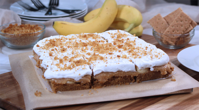 Vegan Banoffee Bars