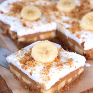 Vegan Banoffee Bars