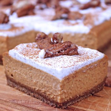 Pumpkin Pie Cheesecake bars