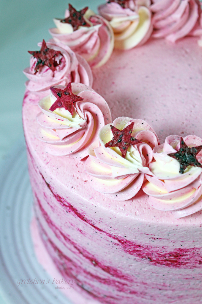 Dragon Fruit Cake