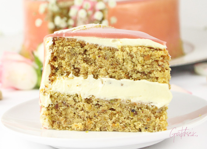 Pistachio Rose Cake
