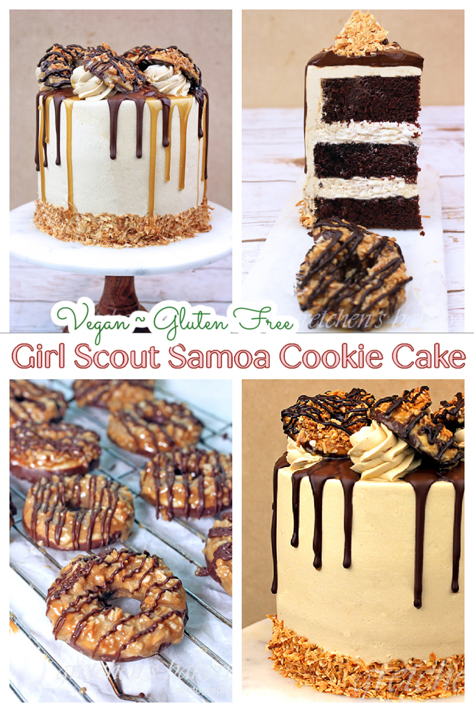 Vegan Samoa Cake