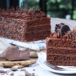 Double Fudge Chocolate 7 Layer Cake