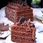 Double Fudge Chocolate 7 Layer Cake