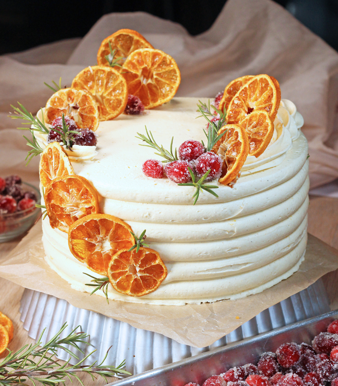 Vanilla & Orange Cake - Oh My Veggies