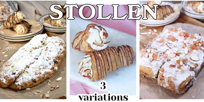 German Stollen 3 Ways