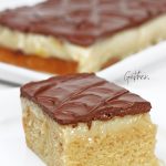 Chocolate Eclair Snack Cake ~ refined sugar free/reduced oil