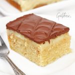 Chocolate Eclair Snack Cake ~ refined sugar free/reduced oil