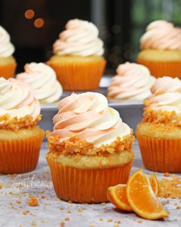 Orange Creamsicle Cupcakes