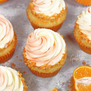 Orange Creamsicle Cupcakes