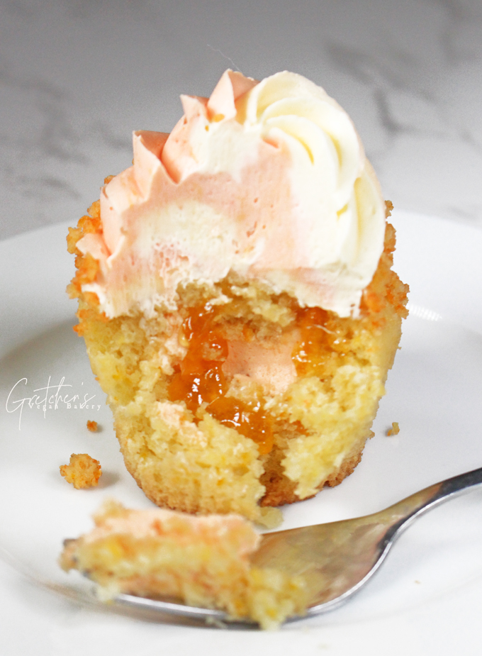 Orange Creamsicle Cupcakes