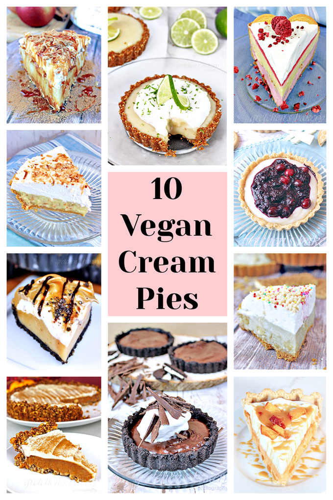 10 Vegan Cream Pie Recipes