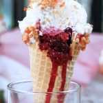 Strawberry Cheesecake Crunch Cones