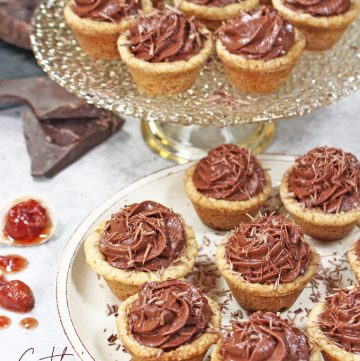 Black Forest Tarts with Sildas Jam