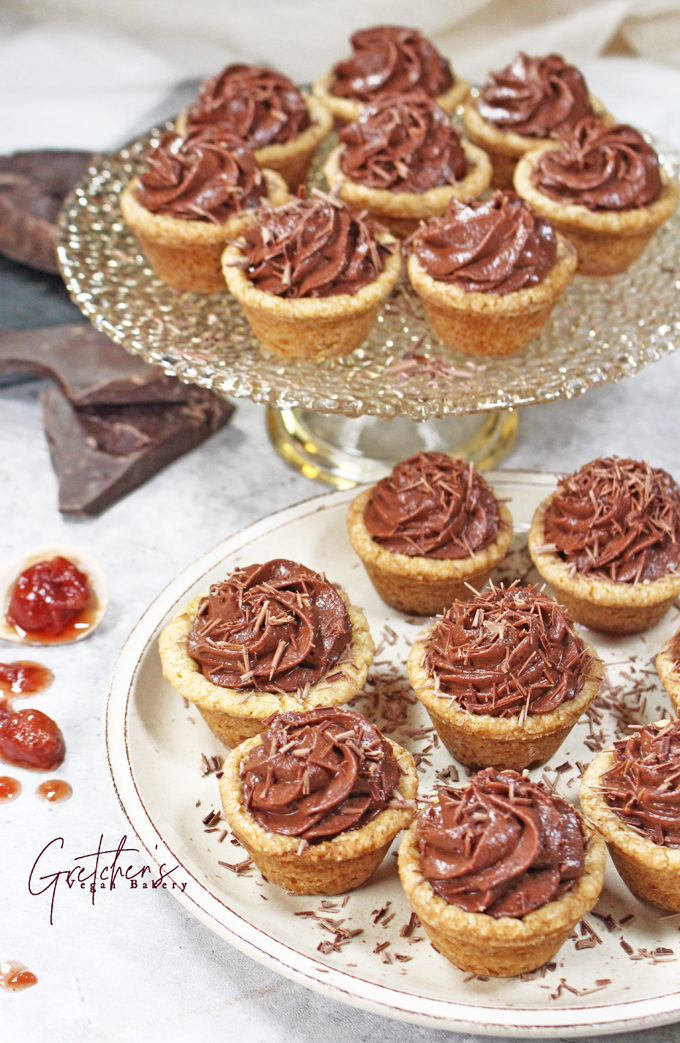 Black Forest Tarts with Sildas Jam